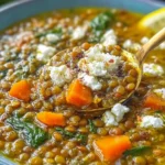 Delicious Quick Lemon Lentil Soup with Canned Lentils