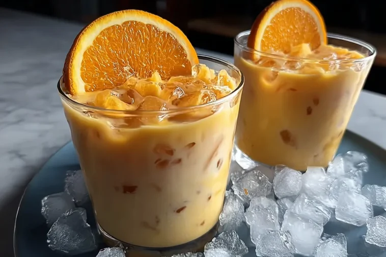 Refreshing Coconut Orange Glow Dessert in a Bowl