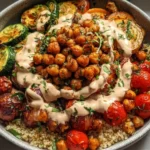 Roasted Chickpea and Veggie Bowl - Healthy Meal Inspiration
