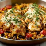 Delicious Santa Fe Chicken on a Plate