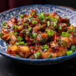 Scallion Chicken Dish with Vibrant Green Onions