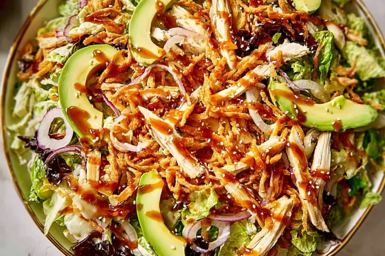 Colorful Sesame Ginger Chicken Salad Full of Flavor