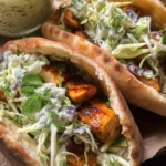 Sheet Pan Chicken Pitas with Herby Ranch Slaw - Ready to Serve