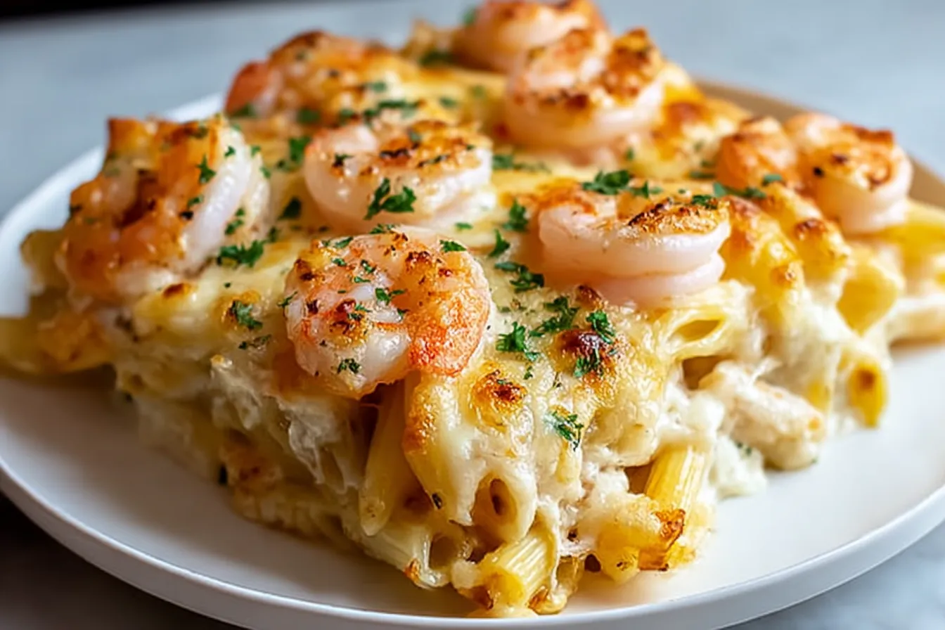 Shrimp Scampi Pasta Bake – An Organized Chaos