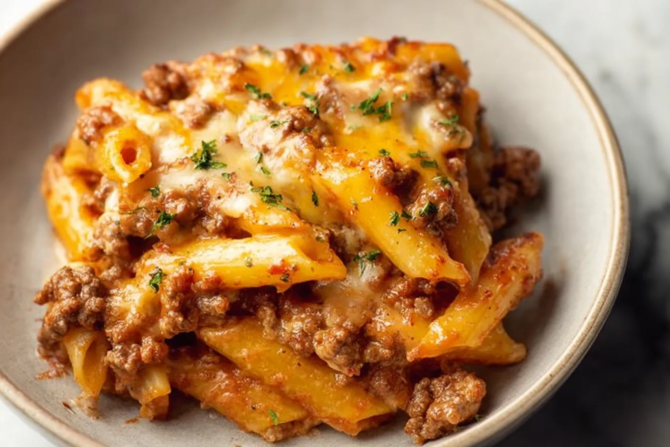 Simple Ground Beef Casserole