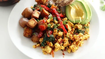 Colorful Southwest Tofu Scramble Ready to Savor