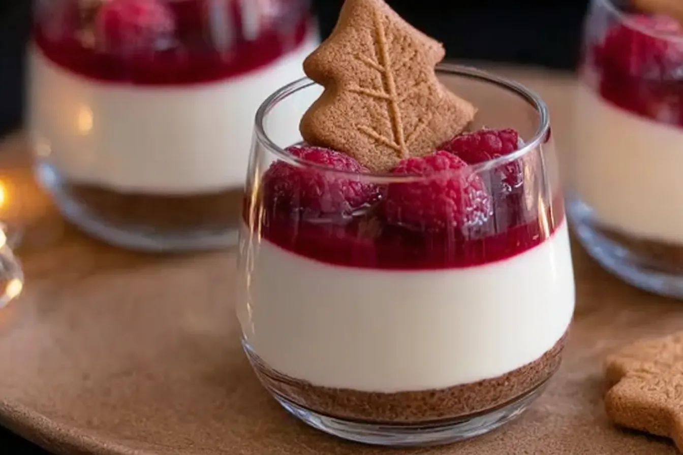 Spekulatius Dessert mit Himbeeren – Weihnachten Delights! 3 Festive Spekulatius Dessert with Raspberries for Christmas