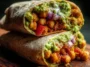 Delicious Spicy Chickpea and Avocado Wrap Ready to Serve