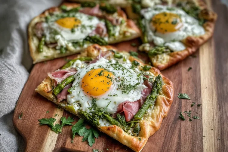 Spring Breakfast Flatbreads Fresh and Flavorful