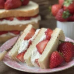 Strawberries & Cream Sandwich – A Sweet Summer Snack