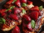 Vibrant Strawberry Chicken Glaze Plated Deliciously