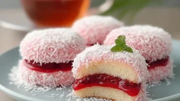 Irresistible Strawberry Coconut Sponge Cake