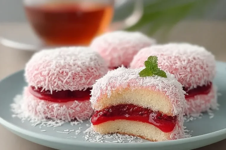 Irresistible Strawberry Coconut Sponge Cake