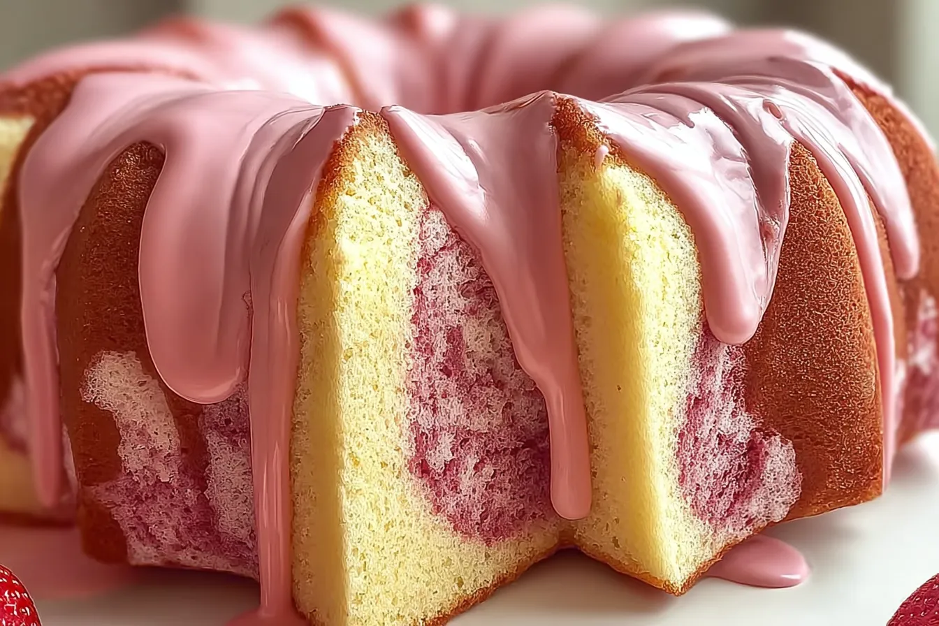 Strawberry Milkshake Pound Cake Recipe: A Sweet Delight!