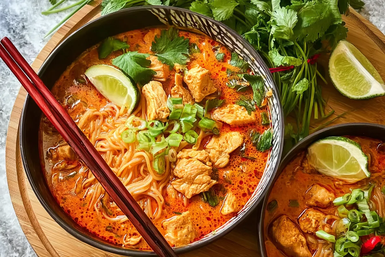 Thai Red Curry Noodle Soup
