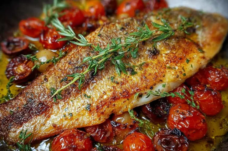 Mediterranean Baked Fish Platter: Fresh and Flavorful
