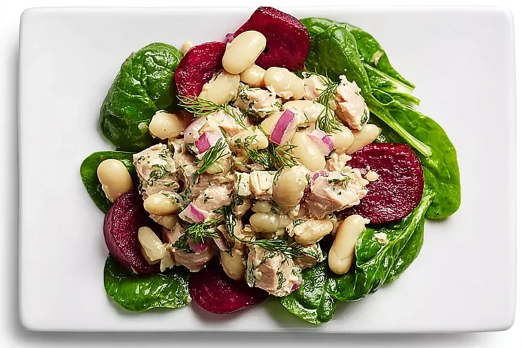 Tuna, White Bean & Dill Salad in a Bowl
