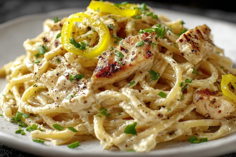 Ultimate Mississippi Chicken Spaghetti in a Creamy Sauce