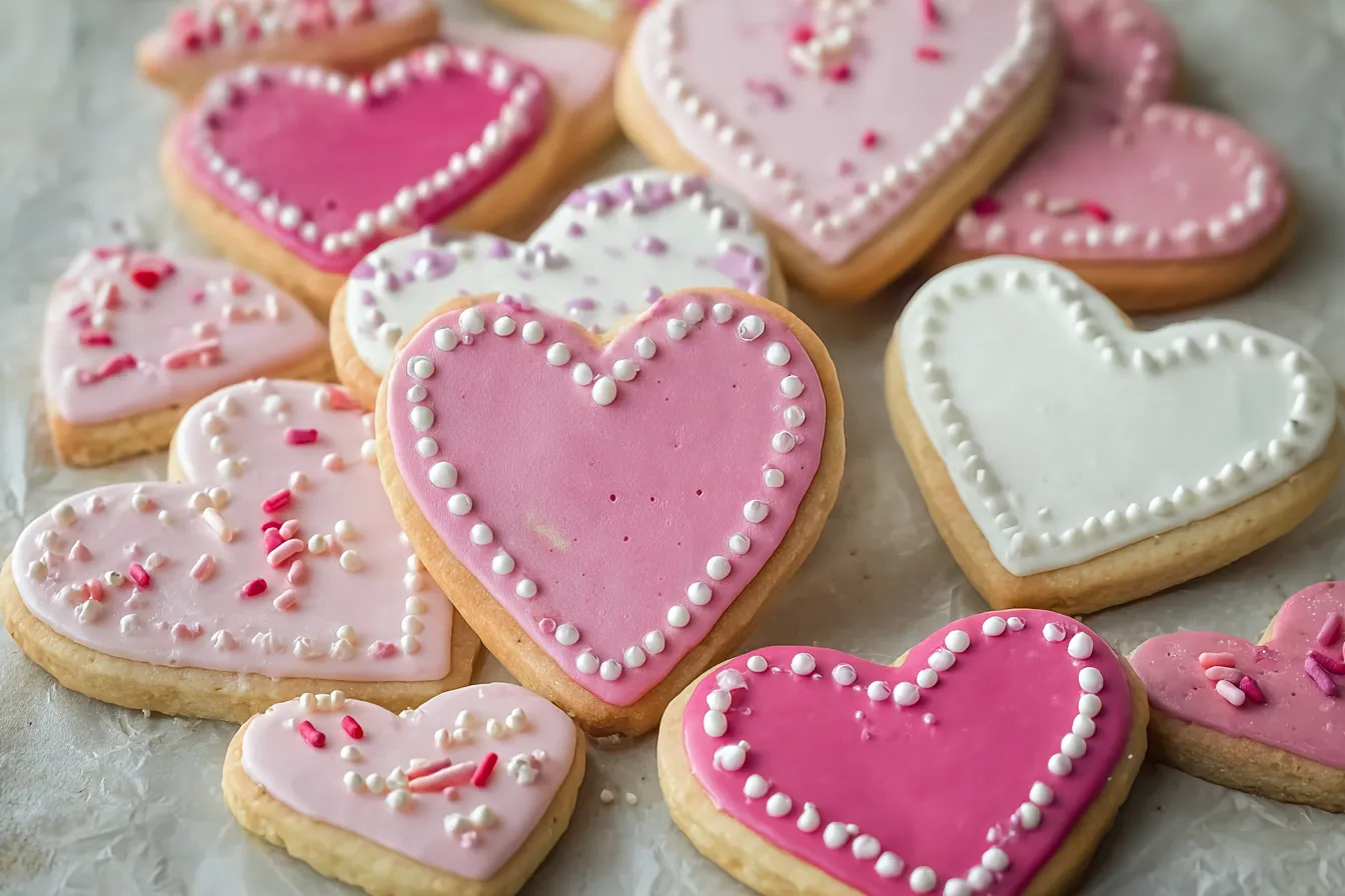 Valentines Day Heart Cookies Recipe