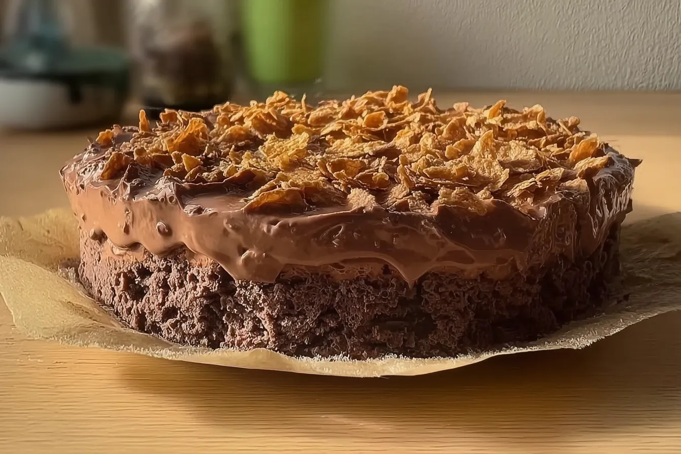 Viral Chocolate Cornflake Cake