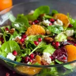 Colorful Winter Salad with Seasonal Vegetables