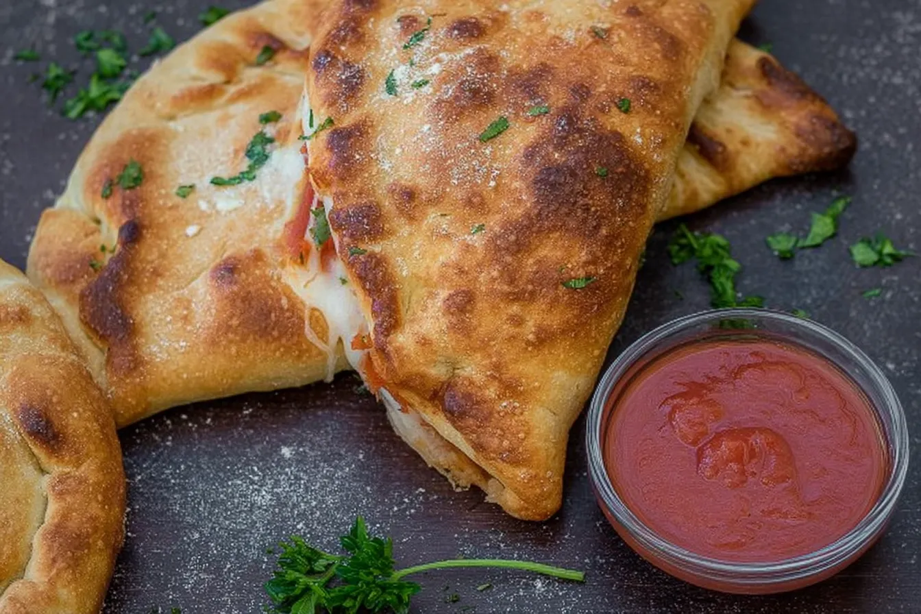 Air Fryer Calzones (Crazy Easy)