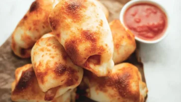 Crispy Air Fryer Pizza Rolls Ready to Serve