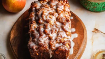 Amish Apple Fritter Bread Freshly Baked