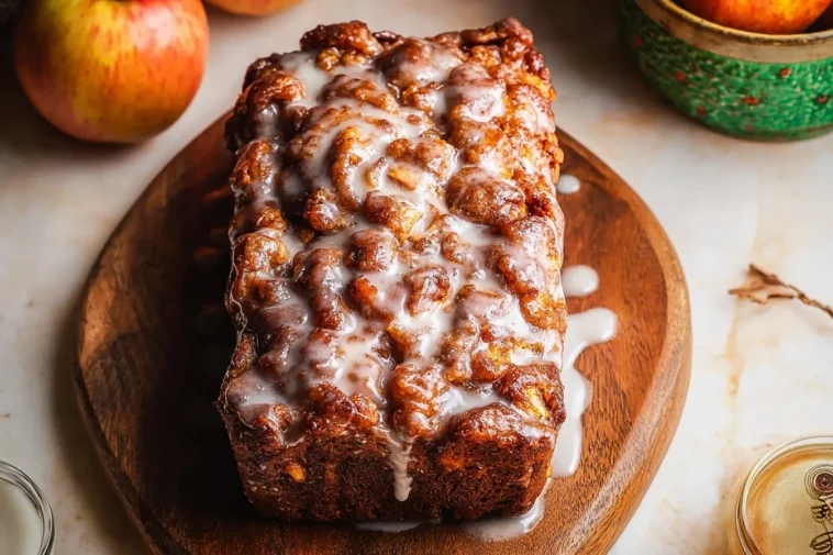 Amish Apple Fritter Bread Freshly Baked