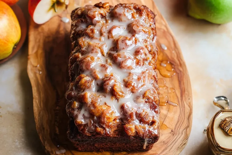 Delicious Amish Apple Fritter Bread Freshly Baked