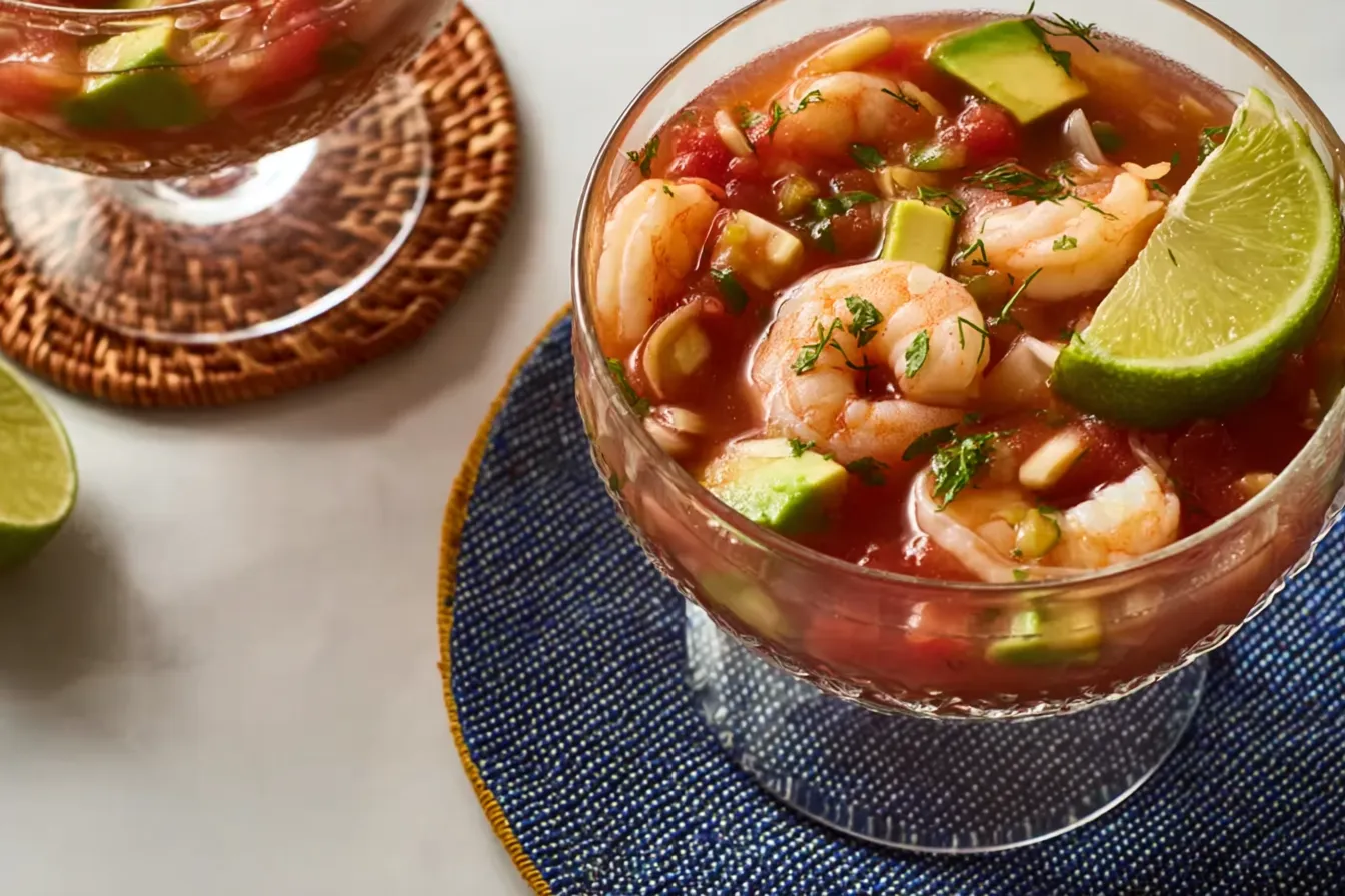 Authentic Mexican Shrimp Cocktail (Coctel de Camarones estilo Mexicano)