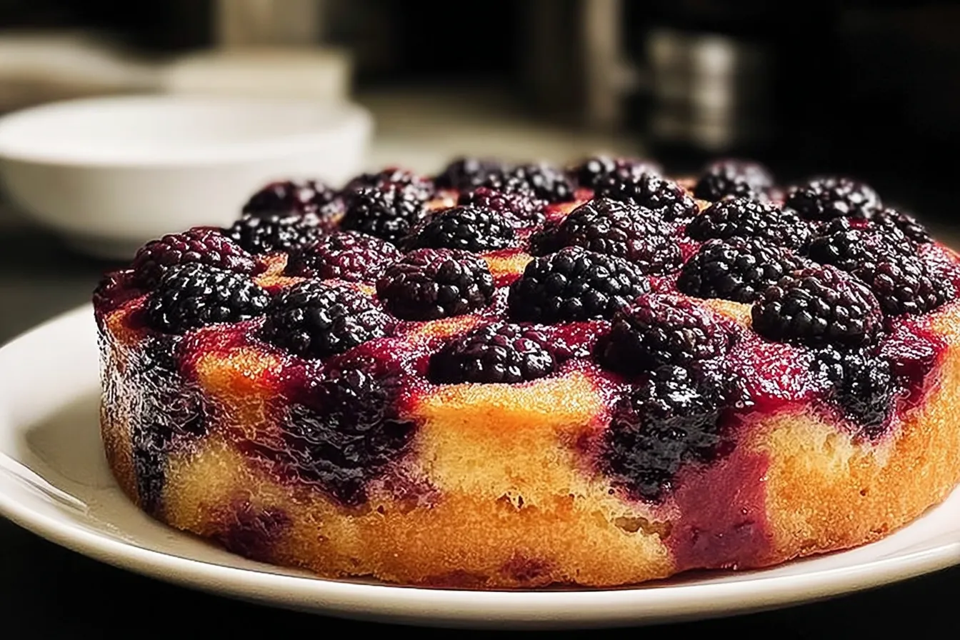 Blackberry Upside-Down Cake