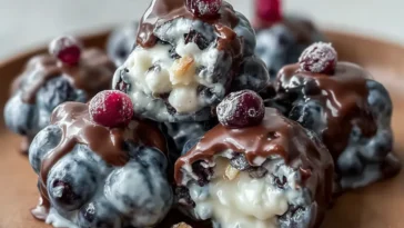 Blueberry Yogurt Clusters: Healthy Snack Ideas