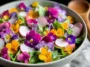 Bright and Beautiful Pansy Salad with Fresh Ingredients