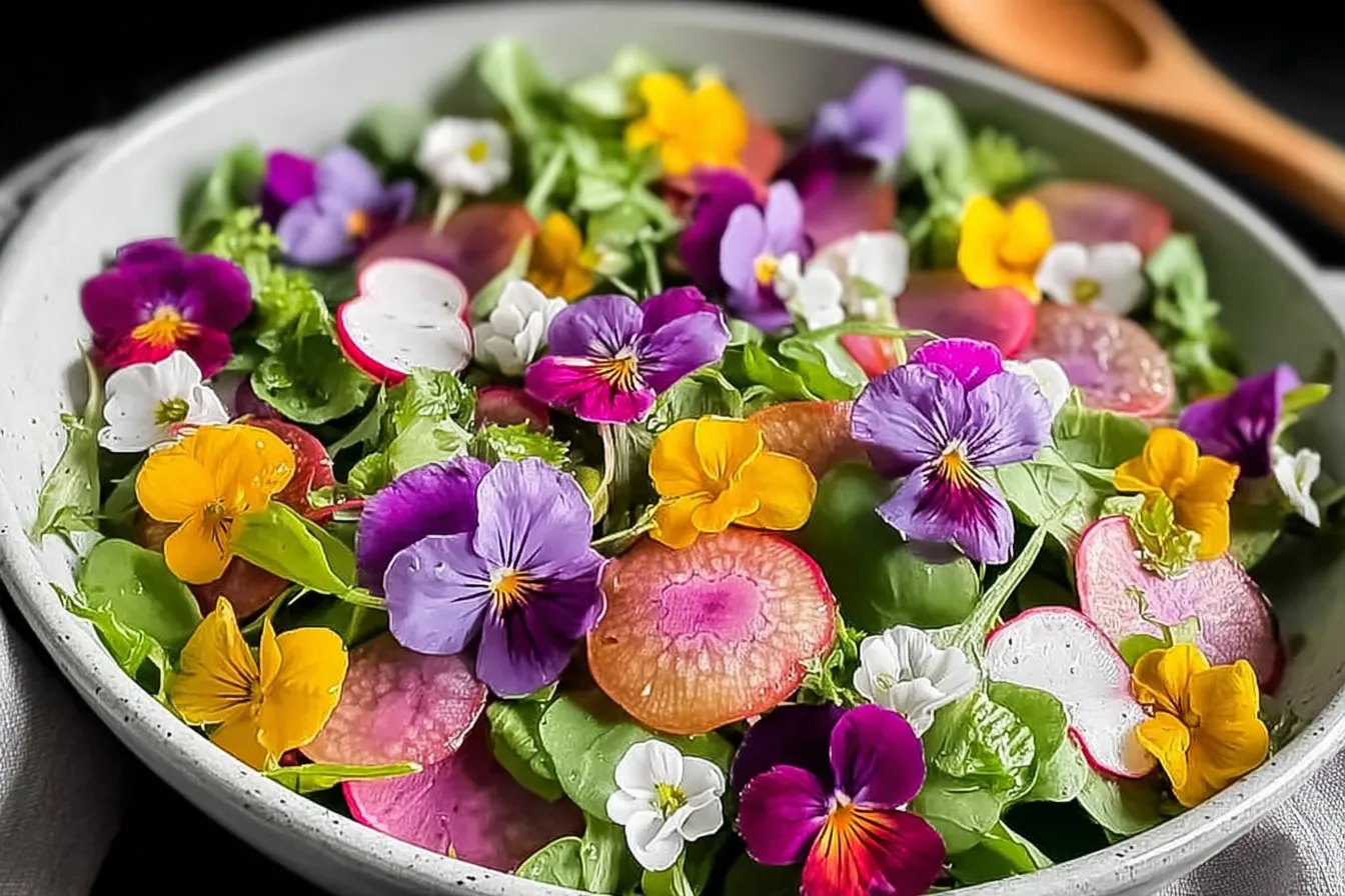 Bright and Beautiful Pansy Salad: The Best Garden Fresh Delight