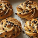 Delicious Brioches Roulées Crème Vanille & Pépites de Chocolat