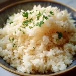 Creamy Butter Rice in a Bowl