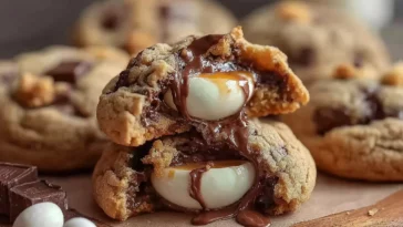 Cadbury Creme Egg Stuffed Cookies - Perfect Treats for Easter