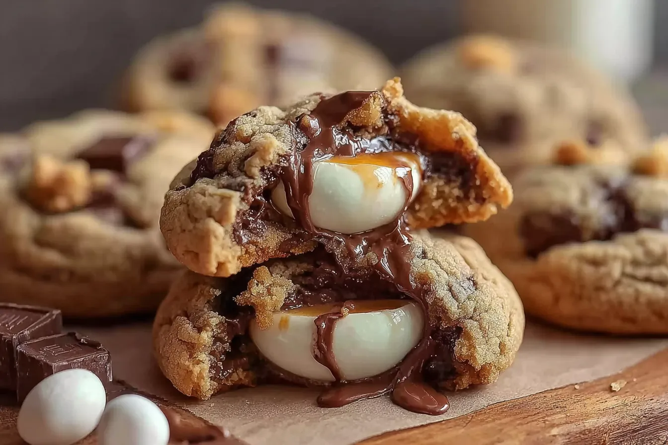 Cadbury Creme Egg Stuffed Cookies - Perfect Treats for Easter