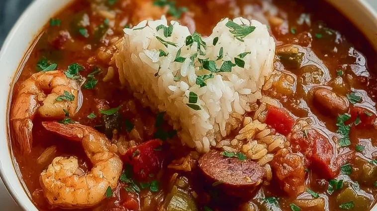 Cajun Jambalaya Soup Full of Flavor