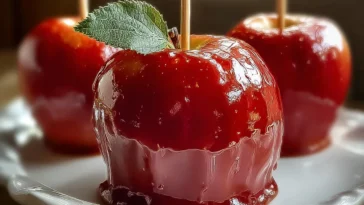 Delicious Candy Apples Ready to Savor