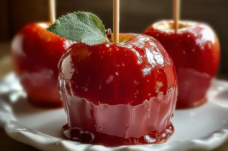 Delicious Candy Apples Ready to Savor