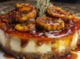 Caramelized Banana Cheesecake with Rum Glaze
