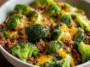 Cheesy Ground Beef and Broccoli Hot Dish