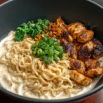 Chicken Ramen with Creamy Garlic Sauce: Pure Comfort Food 14 Delicious Chicken Ramen with Creamy Garlic Sauce