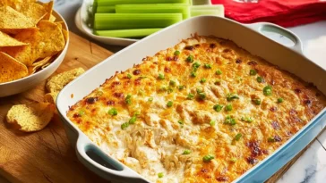 Delicious Chicken Wing Dip Served in a Bowl