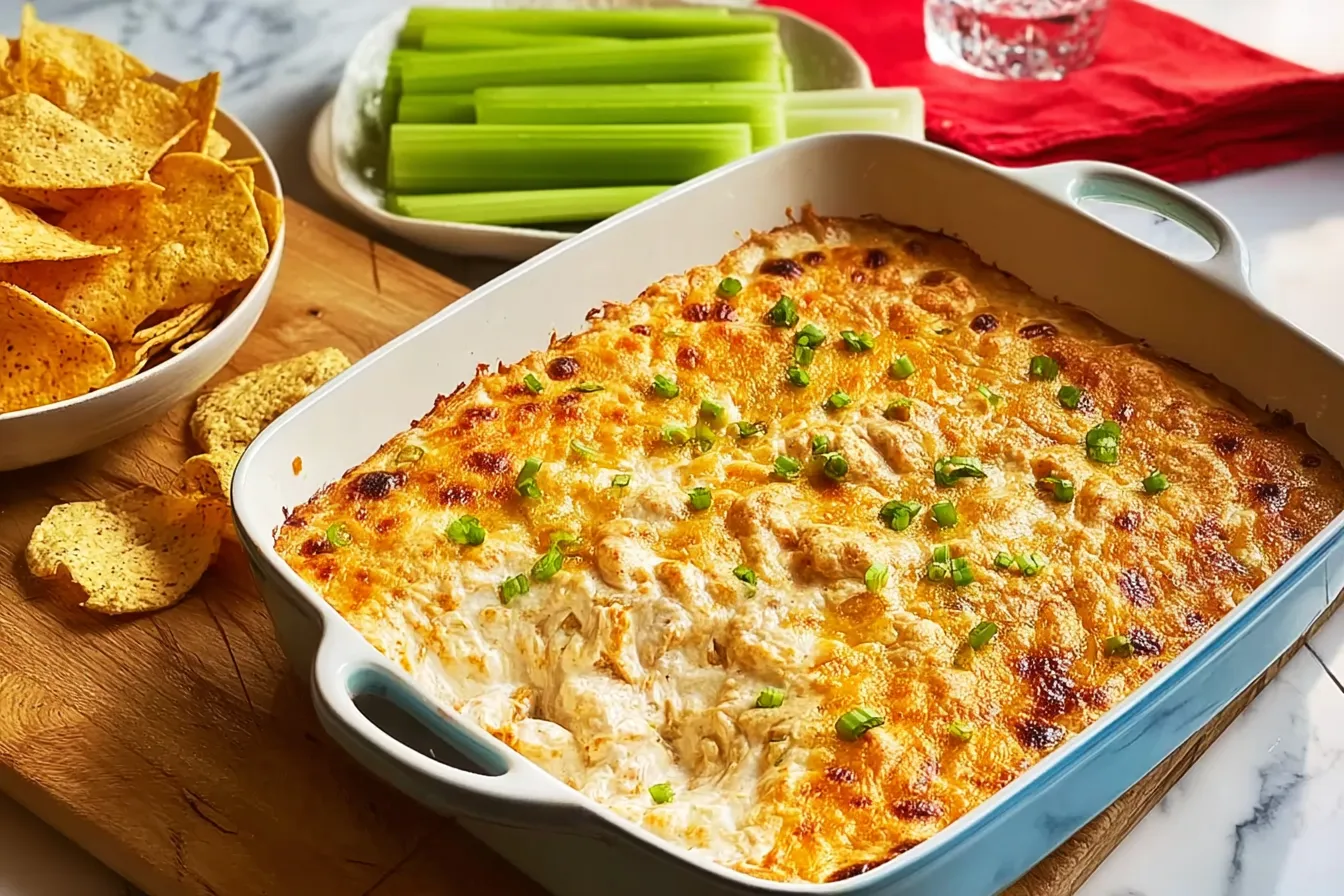 Delicious Chicken Wing Dip Served in a Bowl