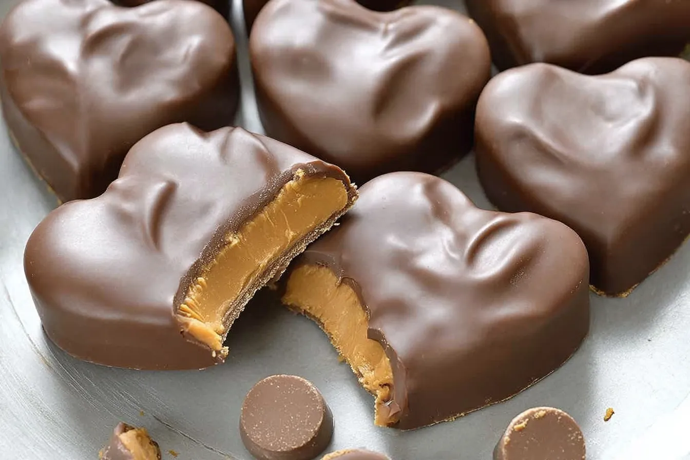 Chocolate Peanut Butter Valentine’s Heart