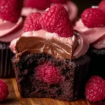 Delicious Chocolate Raspberry Cupcakes Ready to Devour
