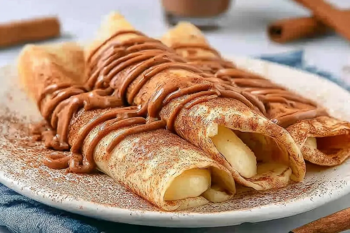 Cinnamon Roll Protein Crepes